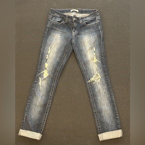 21 demin ripped jeans size 27 - Picture 1 of 2